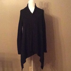 Lily Pulitzer Cashmere Black Open Cardigan
